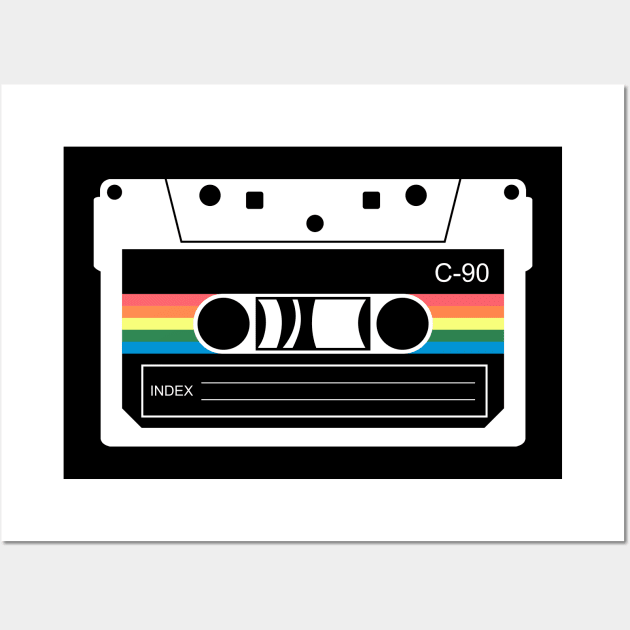 90s vintage Cassette Wall Art by ElectricPeacock